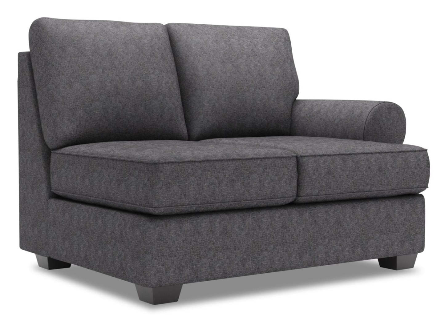 Sofa Lab Roll RAF Loveseat - Charbon de luxe | Causeuse de droite Roll de la collection Sofa Lab - Charbon de luxe | RO222993