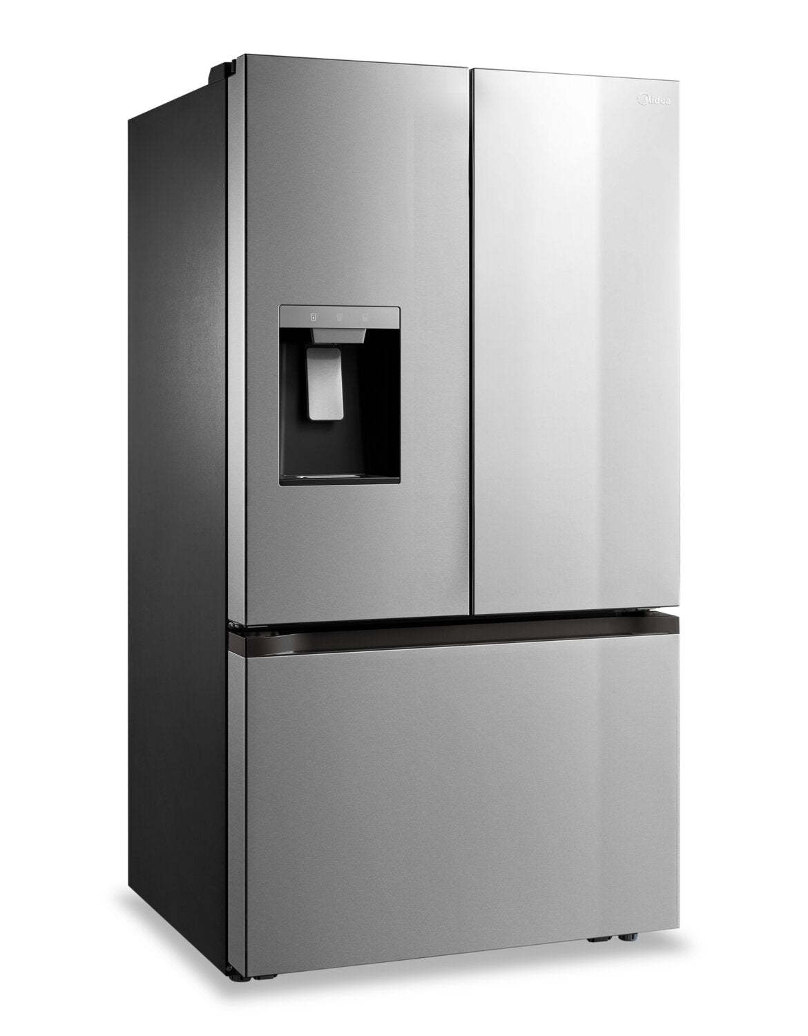 Midea 36 29.3 Cu. Ft. Réfrigérateur intelligent à portes françaises - Acier inoxydable - MRF29D2AST | Réfrigérateur intelligent Midea de 36 po et de 29,3 pi³ à portes françaises - acier inoxydable - MRF29D2AST | MRF29D2S