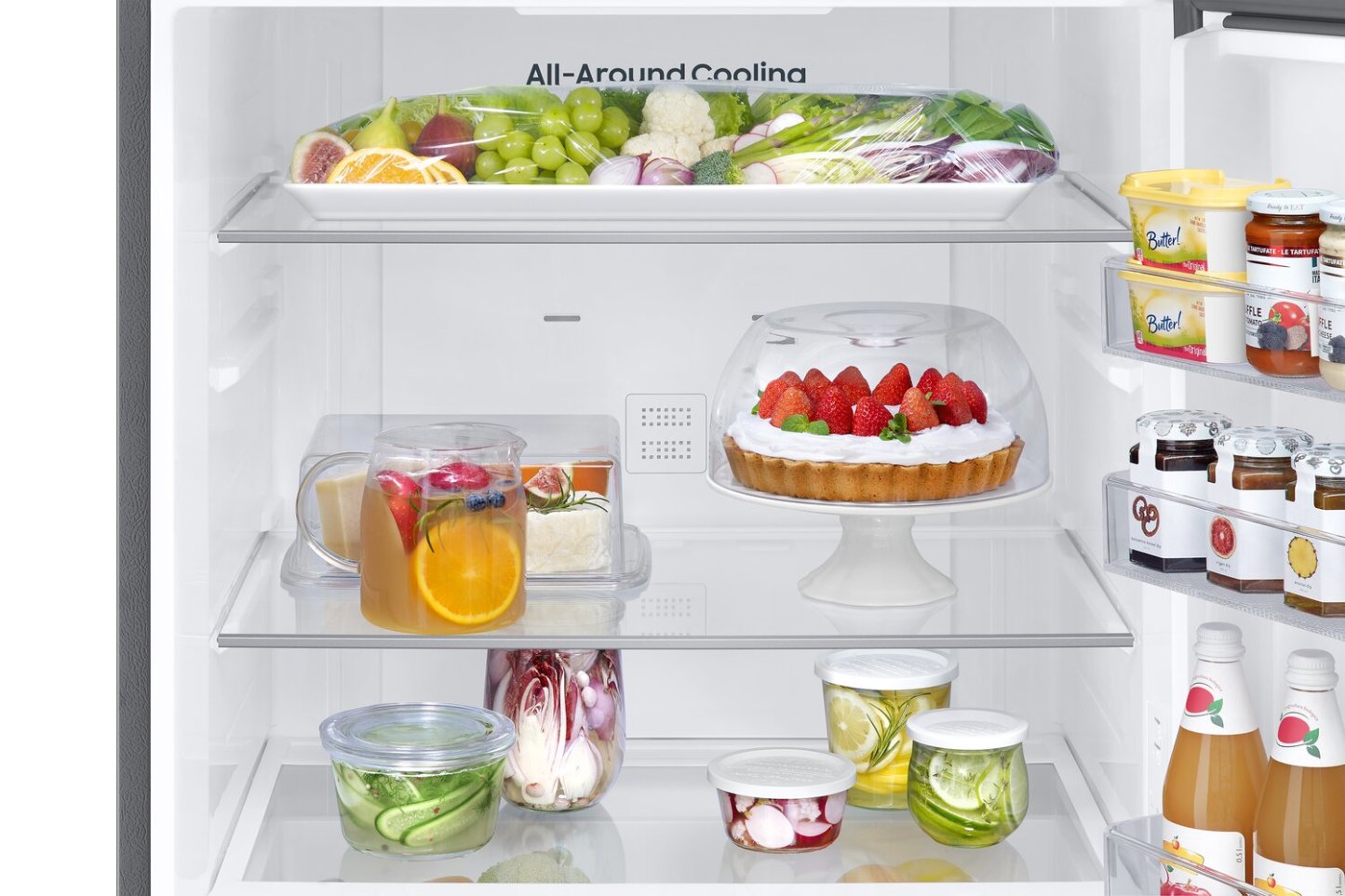 Réfrigérateur Samsung de 30 po et de 16,2 pi³ à profondeur de comptoir à congélateur inférieur - Fini en acier inoxydable (SL) - RB16… | Réfrigérateur Samsung de 16,2 pi³ et de 30 po de profondeur comptoir à congélateur inférieur - fini …