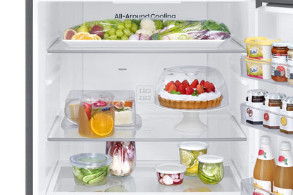 Réfrigérateur Samsung de 30 po et de 16,2 pi³ à profondeur de comptoir à congélateur inférieur - Fini en acier inoxydable (SL) - RB16… | Réfrigérateur Samsung de 16,2 pi³ et de 30 po de profondeur comptoir à congélateur inférieur - fini …