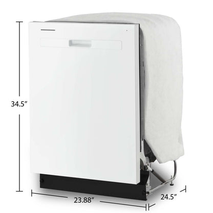 Lave-vaisselle encastrable à commande supérieure Whirlpool 24 55 dBA - Blanc - WDP540HAMW | Lave-vaisselle encastré Whirlpool de 24 po et de 55 dBA avec commandes sur le dessus - blanc - WDP54…