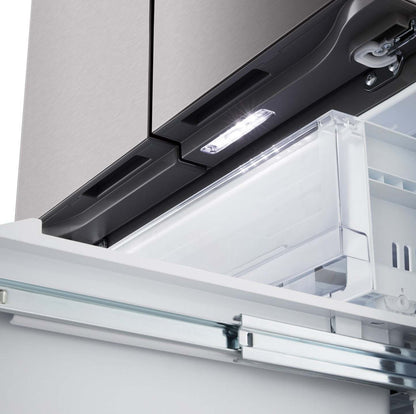 LG 25 pi³ Réfrigérateur intelligent à portes françaises avec machine à glaçons - acier inoxydable noir - LF25S6200D | Réfrigérateur intelligent LG de 25 pi³ à portes françaises avec machine à glaçons - acier inoxydable noir - LF25S6200D | LF25S62D