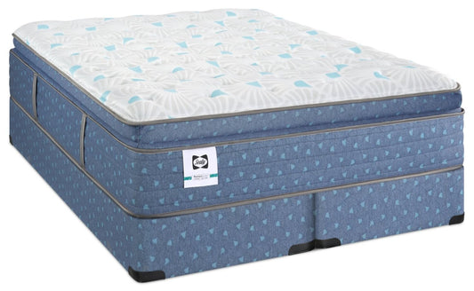 Sealy Posturepedic® Luxury Crown Jewel® Resort Paradiso Euro Pillowtop King Mattress Set | Ensemble Matelas Euro-plateau épais Paradiso Resort Luxury Posturepedic Crown Jewel de Sealy pour très grand lit