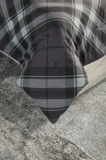 Ensemble d'édredon double 3 pièces William - Gris | Ensemble d'édredon William 3 pièces pour lit simple - gris | WLIAM3TW