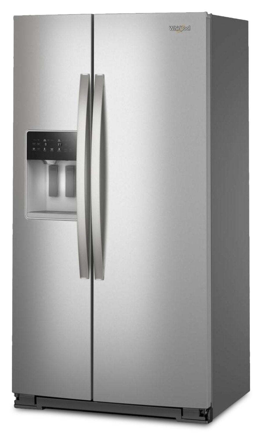 Réfrigérateur Whirlpool de 36 po et de 21 pi³ à compartiments juxtaposés - acier inoxydable résistant aux traces de doigts - WRSC5536RZ | Whirlpool 36 21 Cu. Ft. Side-by-Side Refrigerator - Fingerprint-Resistant Stainless - WRSC5536RZ