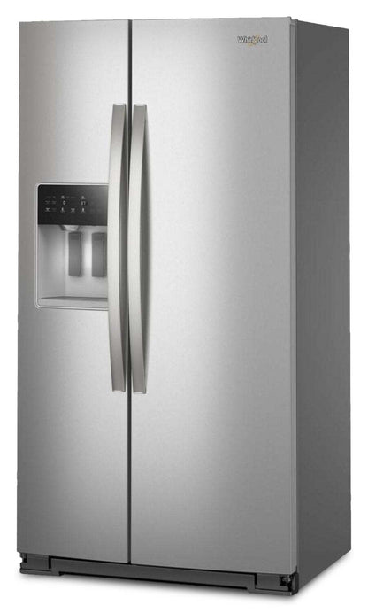 Réfrigérateur Whirlpool de 36 po et de 21 pi³ à compartiments juxtaposés - acier inoxydable résistant aux traces de doigts - WRSC5536RZ | Whirlpool 36 21 Cu. Ft. Side-by-Side Refrigerator - Fingerprint-Resistant Stainless - WRSC5536RZ