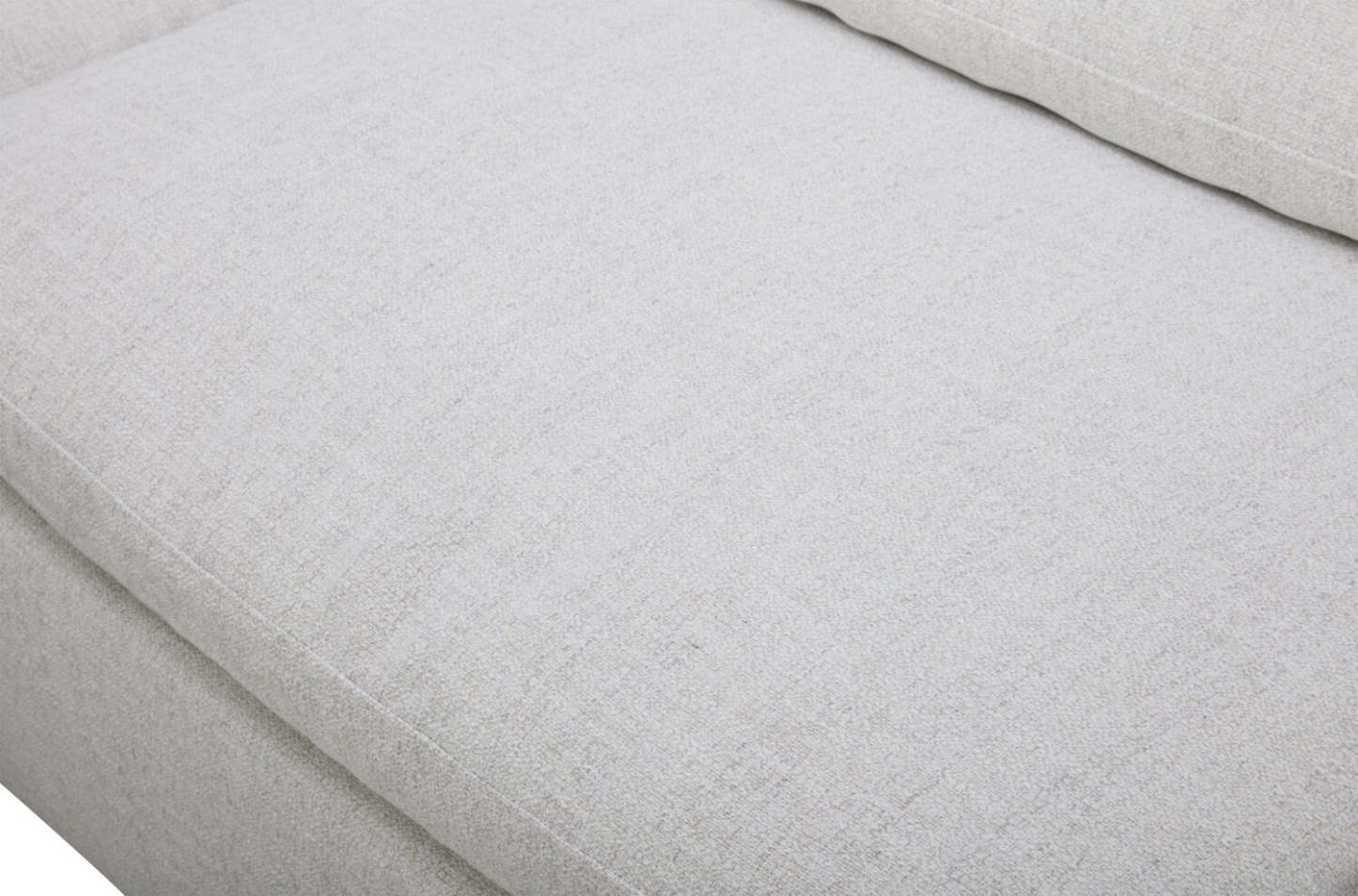 Causeuse à inclinaison électrique Sky Modular 91,5 en tissu avec coussins amovibles en duvet de plumes - Nathan Wheat | Causeuse à inclinaison électrique modulaire Sky de 91,5 po en tissu avec coussins amovibles en couette et plumes - blé Nathan