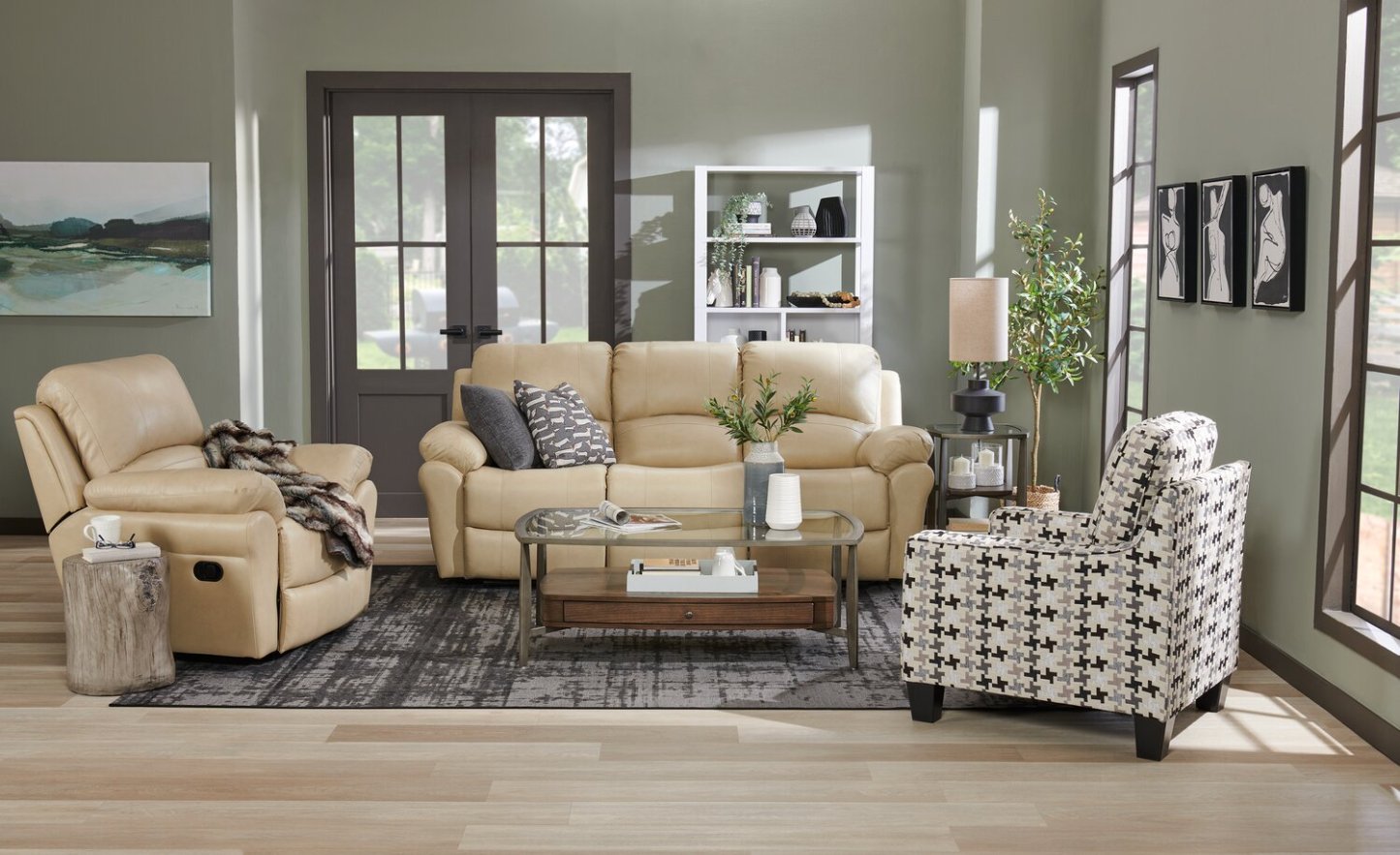 Fauteuil d'appoint en tissu Sawyer 31 - multicolore | Fauteuil d'appoint Sawyer de 31 po en tissu - multicolore