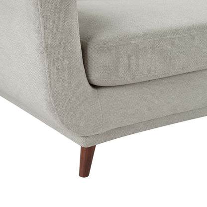 Canapé en tissu Cosmo 80 avec coussins de dossier capitonnés - Gris | Canapé Cosmo de 80 po en tissu avec coussins de dossier capitonnés - gris