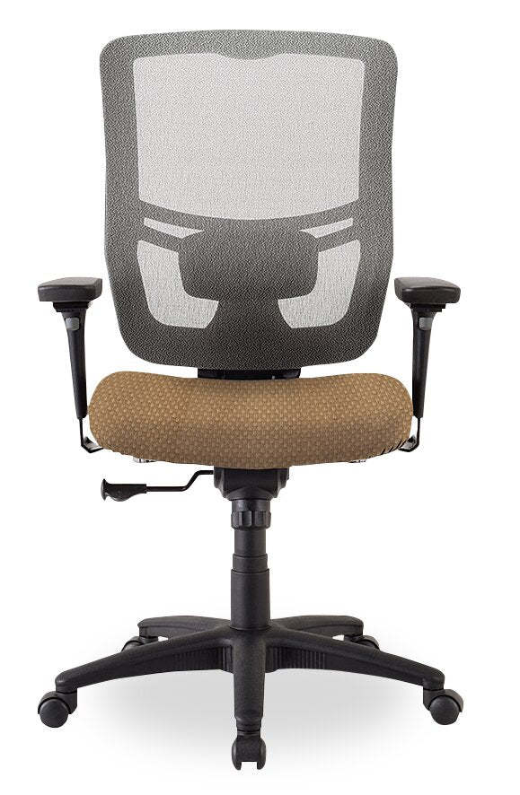 Tempur-Pedic Dante 26.4 Chaise de bureau - Beige avec dossier en maille | Chaise de bureau Dante de Tempur-Pedic de 26,4 po - beige avec dossier à mailles