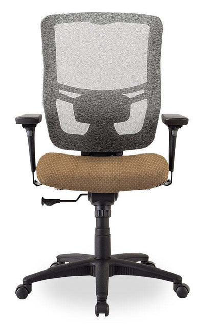 Tempur-Pedic Dante 26.4 Chaise de bureau - Beige avec dossier en maille | Chaise de bureau Dante de Tempur-Pedic de 26,4 po - beige avec dossier à mailles