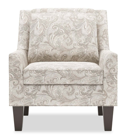 Fauteuil d’appoint club Sofa Lab personnalisable en tissu 29 po avec pattes en bois - Dove multicolore | Fauteuil d’appoint club Sofa Lab de 29 po fabriqué au Canada en tissu avec pattes en bois - Dove multicolore | CLUB1825