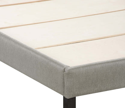 Breeze Queen Platform Base - Light Grey|Base plateforme Breeze pour grand lit - gris clair|BREZTBQN