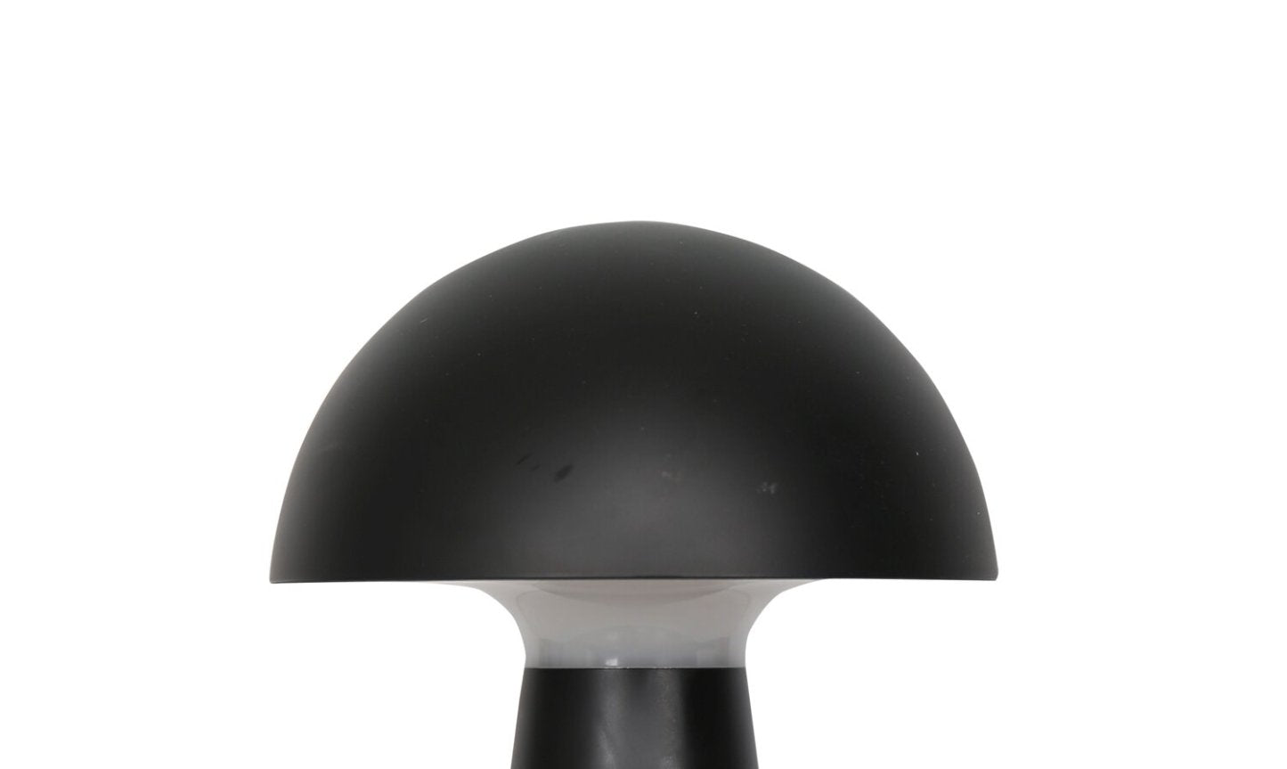 Lampe de table portative intérieure/extérieure moderne en acrylique de 11 po en hêtre avec port USB - Noir | Lampe de table pour l'intérieur et pour l'extérieur moderne portable Hêtre de 11 po en acrylique avec port USB - noire
