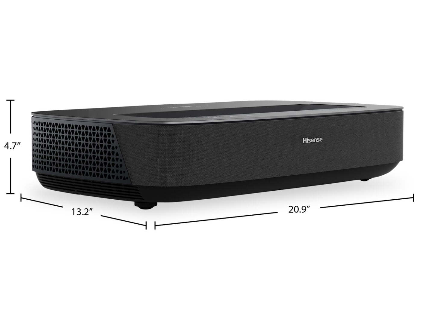 HISENSE 80 - 150 PL2 Projecteur laser intelligent à focale ultra courte 4K UHD Google (PL2) | Projecteur cinéma laser à ultra-courte portée HISENSE PL2 4K de 80 po à 150 po avec Google TVMC (PL2)