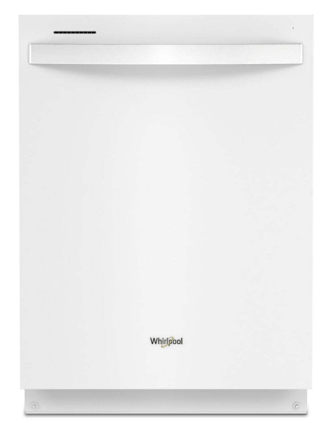 Lave-vaisselle encastré Whirlpool de 24 po et de 47 dBA avec commandes sur le dessus et 3e panier - Blanc - WDT750SAKW | Whirlpool 24 47 dBA Built-In Top-Control Dishwasher with Third Rack - White - WDT750SAKW