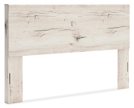 Tête de lit à panneau Derekson, blanc rustique - très grand lit | Tête de lit à panneaux Derekson, blanc rustique - format très grand lit