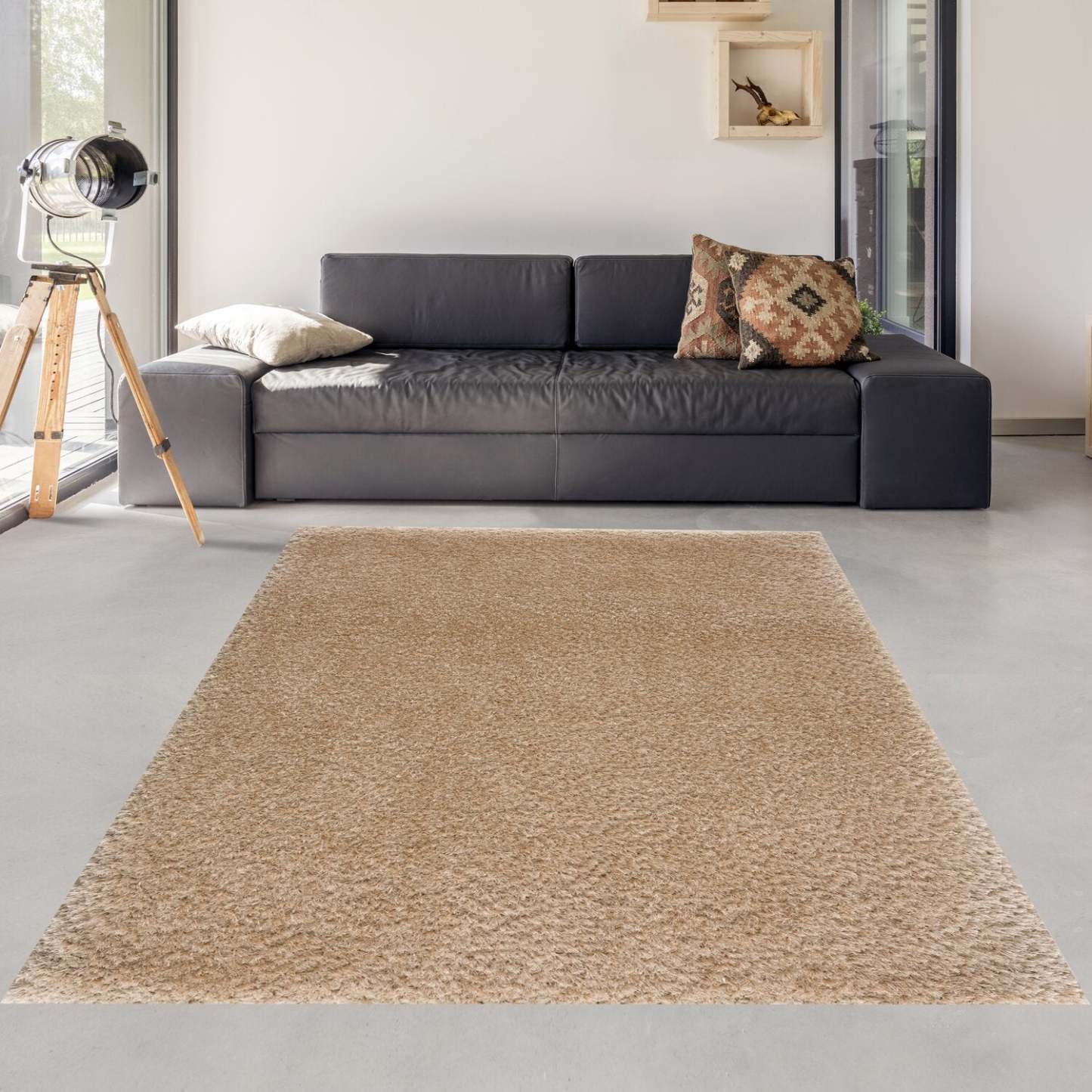 Tapis à poils longs beige Lawson | Tapis à poils long Lawson beige | LOISBG06