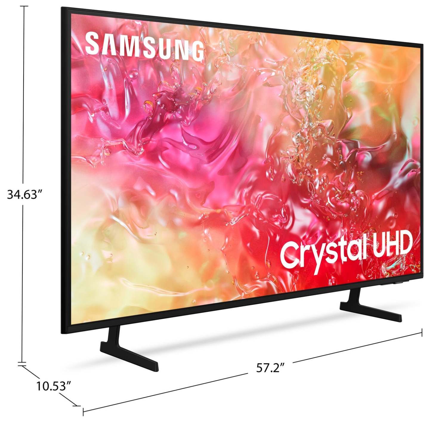 Téléviseur intelligent Samsung 65 4K UHD à éclairage direct PurColour HDR10+ 60 Hz (UN65DU7100FXZC) | Téléviseur intelligent Samsung UHD 4K de 65 po à 60 Hz à rétroéclairage direct avec PurColourMD et HDR10+ (UN65DU7100FXZC)