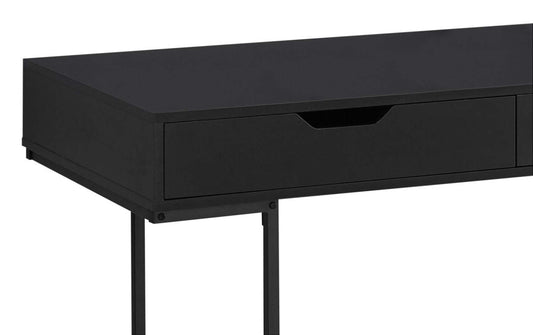 Bureau Butler 47.25 avec 2 tiroirs - Noir|Bureau Butler de 47,25 po à 2 tiroirs - noir
