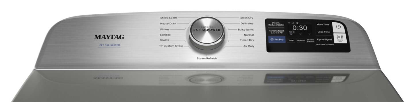 Maytag 7,4 pi³ Sécheuse électrique Animal Pet Pro - argenté radieux - YMED7205RR