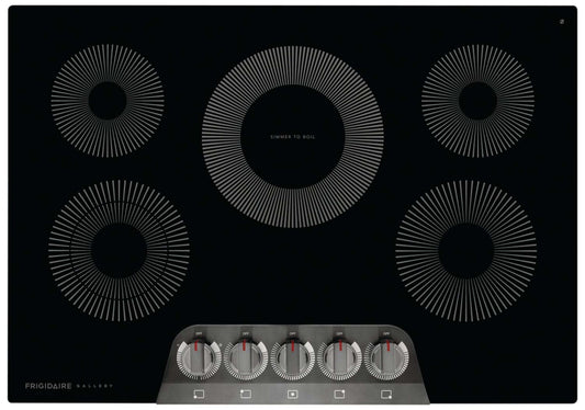 Frigidaire Gallery 30 Table de cuisson électrique à 5 éléments - Acier inoxydable noir - GCCE3070AD | Surface de cuisson électrique Frigidaire Gallery de 30 po à 5 éléments - acier inoxydable noir - GCC…