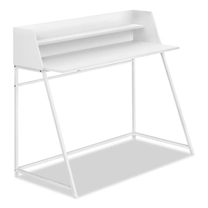 Bureau Lawson 47.25 avec petite niche - Blanc|Bureau Lawson de 47,25 po avec petite crédence - blanc