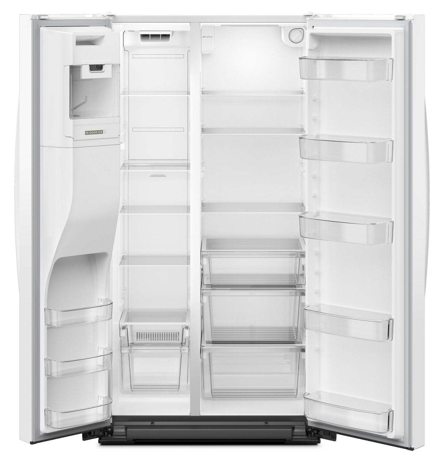 Réfrigérateur Whirlpool de 21 pi³ et de 36 po à compartiments juxtaposés - blanc - WRSC5536RW