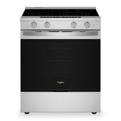 Cuisinière électrique Whirlpool de 5,3 pi3 avec friture à air et revêtement WipeCleanMC - acier inoxydable - YWSES7530RZ | Bain à remous 5,3 Cu. Fort. Cuisinière électrique avec revêtement Air Fry et WipeClean™ - Acier inoxydable - YWSES7530RZ | YWSES75Z