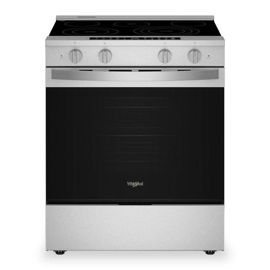 Cuisinière électrique Whirlpool de 5,3 pi3 avec friture à air et revêtement WipeCleanMC - acier inoxydable - YWSES7530RZ | Bain à remous 5,3 Cu. Fort. Cuisinière électrique avec revêtement Air Fry et WipeClean™ - Acier inoxydable - YWSES7530RZ | YWSES75Z