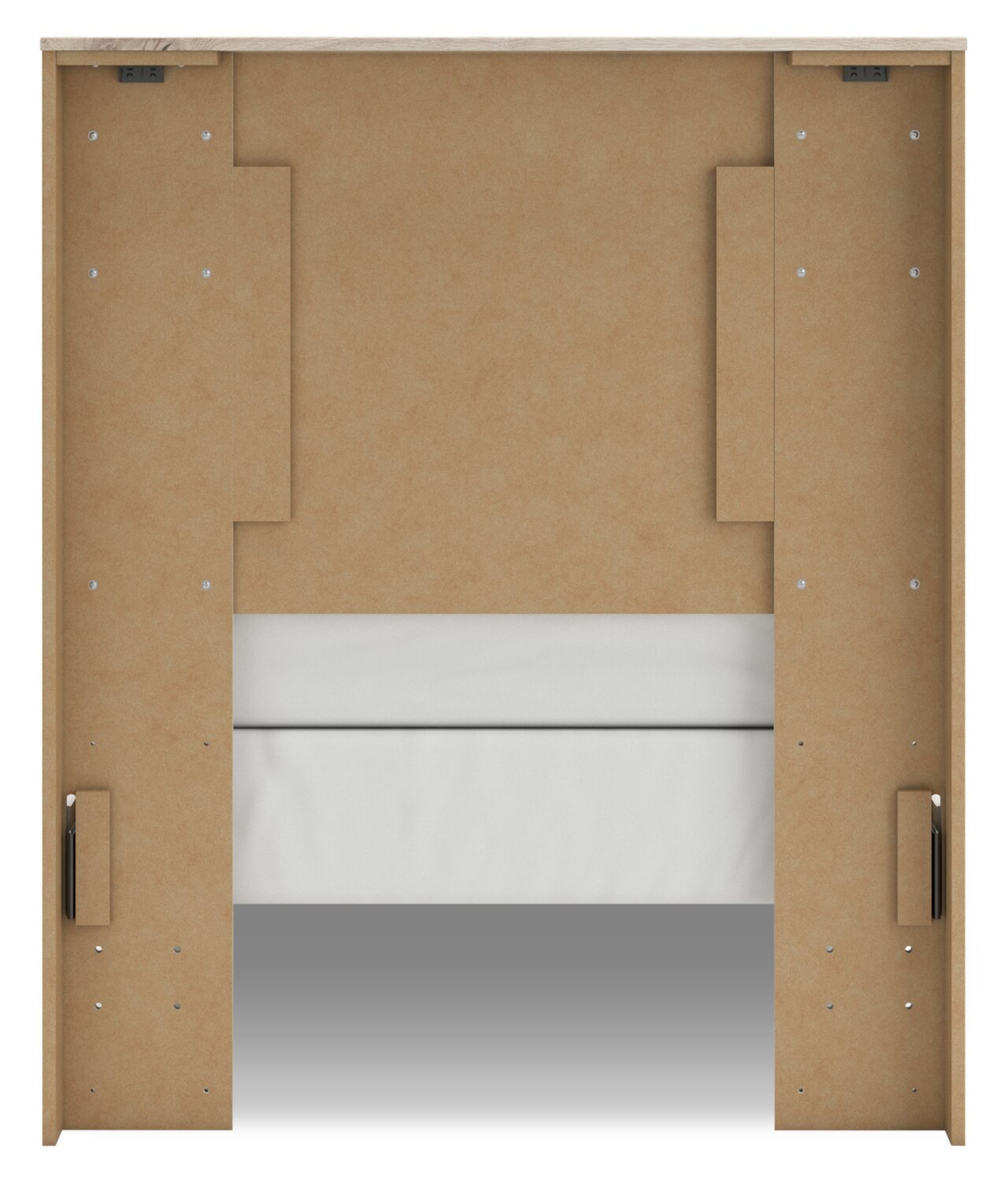 Tête de lit à panneau Derekson pour enfants, blanc rustique - taille simple | Tête de lit à panneaux Derekson pour enfants, blanc rustique - format lit simple