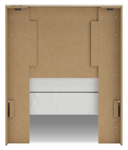 Tête de lit à panneau Derekson pour enfants, blanc rustique - taille simple | Tête de lit à panneaux Derekson pour enfants, blanc rustique - format lit simple