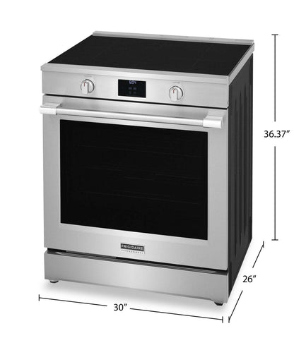 Cuisinière à induction Frigidaire Professionnel de 6,2 pi³ avec convection totale et surface de cuisson facile à nettoyer … | Frigidaire Professionnel 6,2 Cu. Fort. Cuisinière à induction avec convection totale et table de cuisson facile à nettoyer…