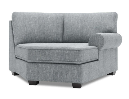 Canapé Lab Roll RAF Cuddler - Luna Pewter | Fauteuil Cuddler de droite Roll de la collection Sofa Lab - Luna Pewter | RO862291