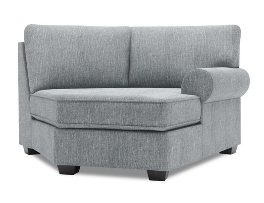 Canapé Lab Roll RAF Cuddler - Luna Pewter | Fauteuil Cuddler de droite Roll de la collection Sofa Lab - Luna Pewter | RO862291