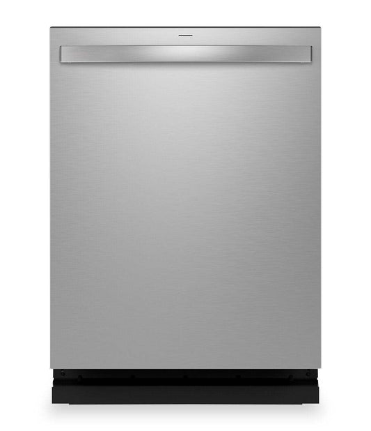 Lave-vaisselle GE de 24 po et de 45 dBA avec commandes sur le dessus - acier inoxydable résistant aux traces de doigts - PDT705SYWFS