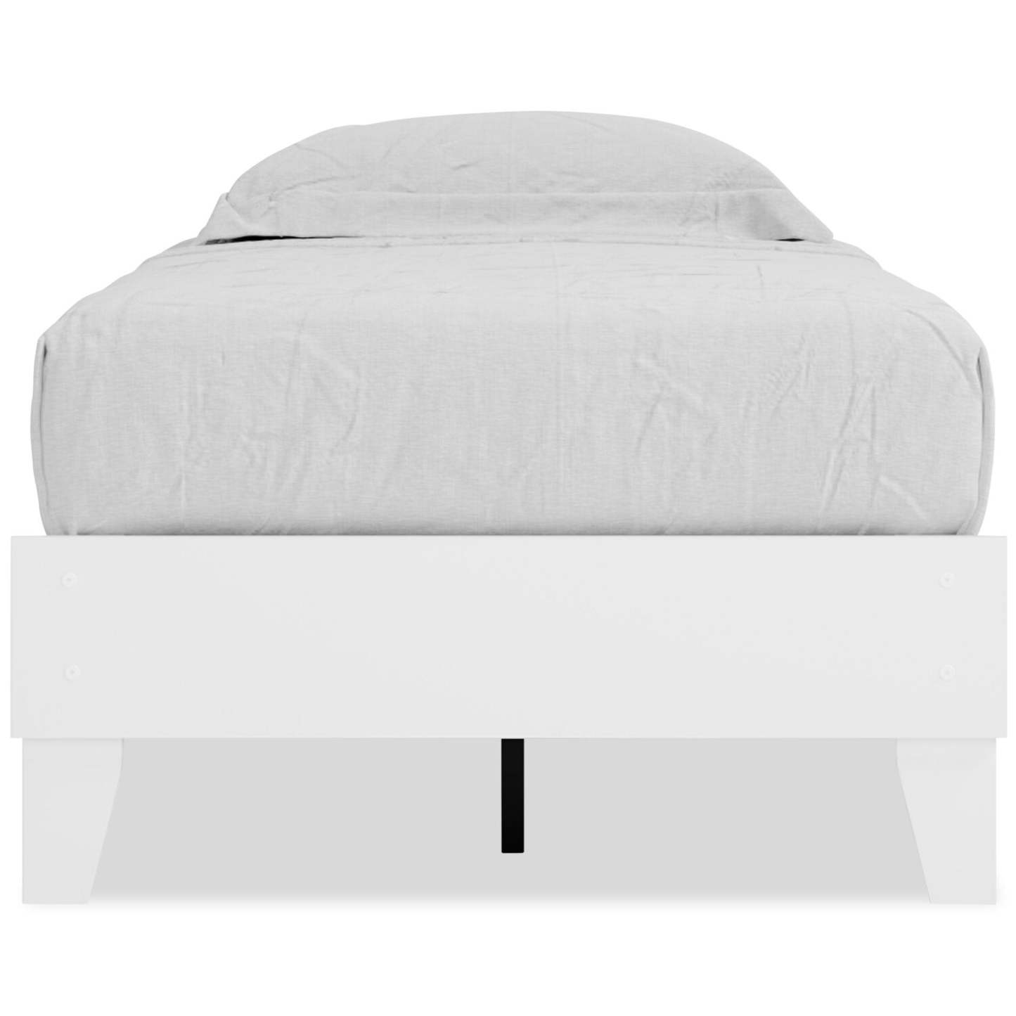 Lit plateforme Wolf pour enfants, blanc - taille simple | Lit plateforme Wolf pour enfants, blanc - format lit simple