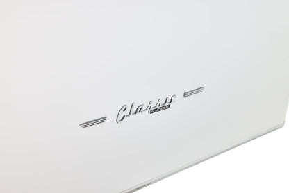 Réfrigérateur Classic Rétro par Unique de 36 po et de 21,4 pi3 de profondeur comptoir - blanc guimauve - UGP-595L W AC | U595LWAC