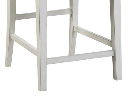 Lane 3pc Counter-Height Dining Set with Table & 2 Chairs, Built-in Shelves & USB, 36.5W - White | Ensemble de salle à manger Lane 3 pièces de hauteur comptoir avec table de 36,5 po (L), tablettes et port USB intégrées, et 2 chaises - blanc