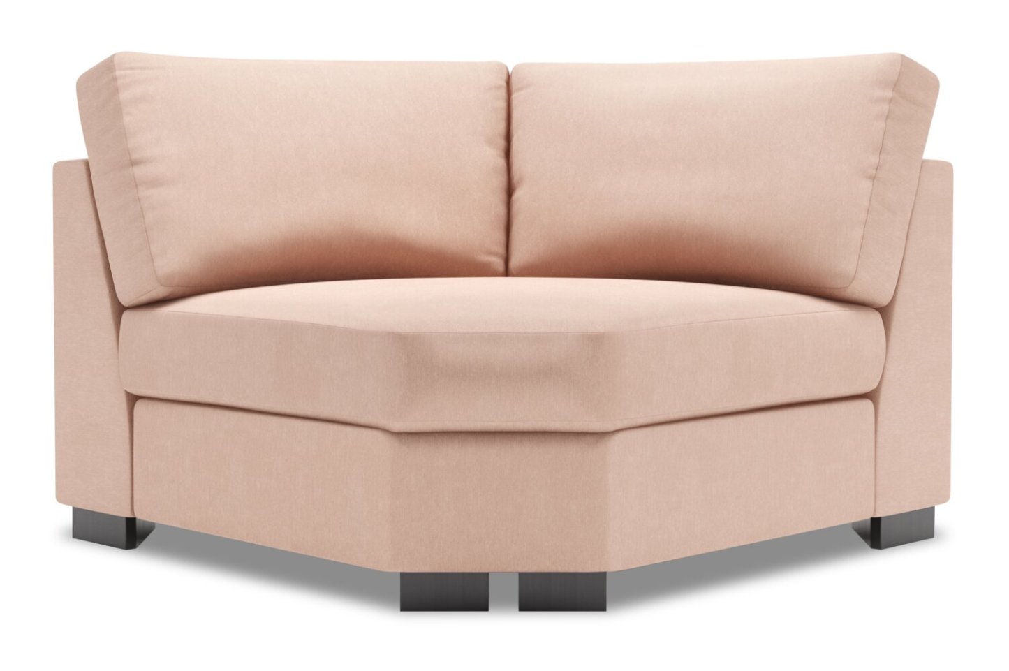 Sofa Lab Track Coin Incurvé - Pax Rose | Fauteuil courbé en coin Track de la collection Sofa Lab - Pax Rose | TR843249