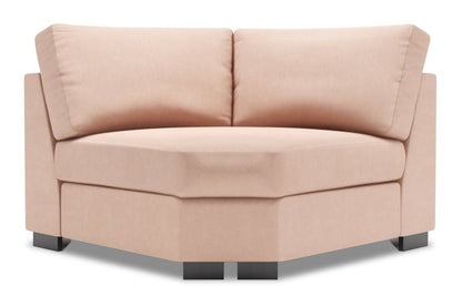 Sofa Lab Track Coin Incurvé - Pax Rose | Fauteuil courbé en coin Track de la collection Sofa Lab - Pax Rose | TR843249