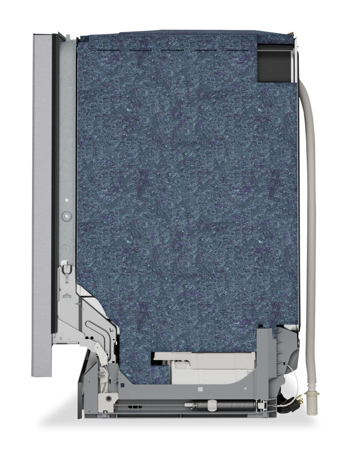 Lave-vaisselle encastré Bosch de série 500 de 24 po de 44 dBA - acier brossé résistant aux traces de doigts - SHP65DM5N
