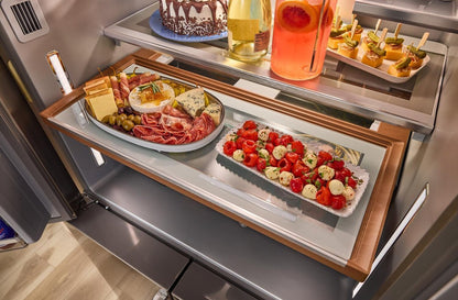 Réfrigérateur à 4 portes KitchenAid de 36 po et de 19,4 pi3 de profondeur comptoir - acier inoxydable - KRQC736RPS | Réfrigérateur à 4 portes KitchenAid de 36 po et de 19,4 pi3 de profondeur comptoir - acier inoxydable - KRQC736RPS | KRQC736S