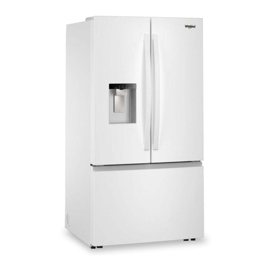 Tourbillon 36 30 Cu. Fort. Réfrigérateur à portes françaises avec glace et eau - Blanc - WRFF3536SW | Réfrigérateur Whirlpool de 36 po et de 30 pi3 à portes françaises avec eau et glaçons - blanc - WRFF3536SW | WRFF353W