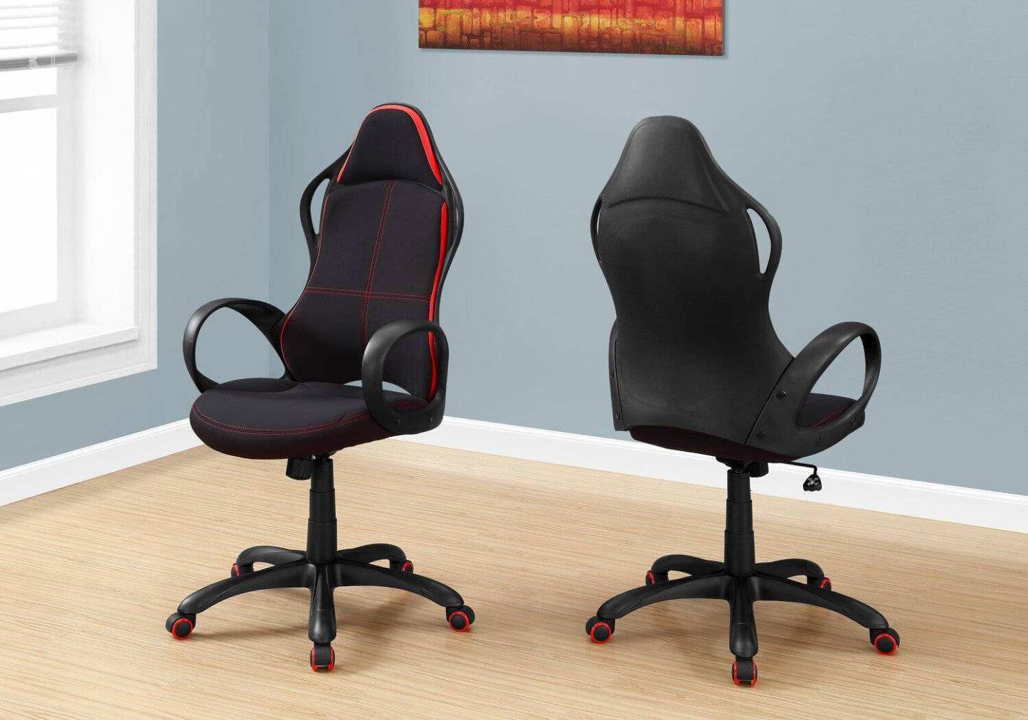Skylar 26.5 Gaming Chair - Noir &amp; Rouge|Fauteuil de jeu Skylar de 26,5 po - noir et rouge