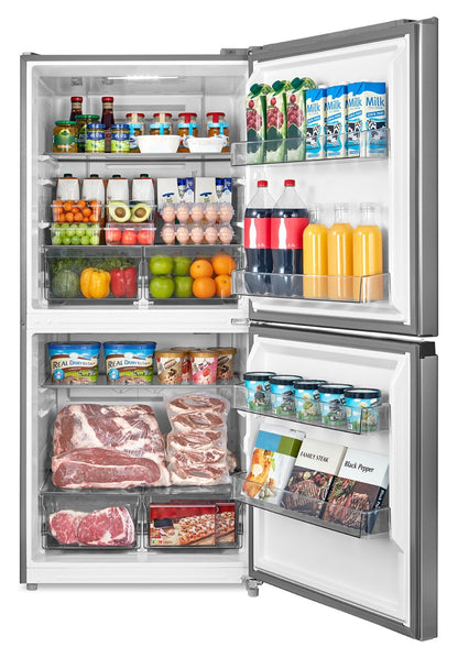 Midea 20 pi3 3 en 1 réfrigérateur-congélateur convertible - acier inoxydable - MRU21C7BST | Appareil vertical 3 en 1 Midea de 20 pi3 convertible en réfrigérateur ou congélateur - acier inoxydable - MRU21C7BST | MRU21CST