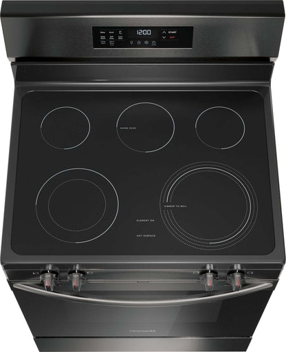 Cuisinière électrique Frigidaire de 5,3 pi³ avec friture à air et cuisson par convection - acier inoxydable noir - FCR…