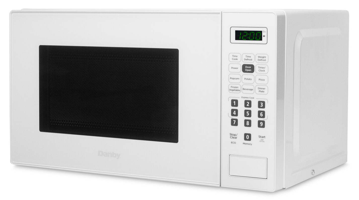 Danby 0,7 pi³ Four à micro-ondes de comptoir avec dégivrage automatique - blanc - DBMW0721BWW | Four à micro-ondes de comptoir Danby de 0,7 pi³ avec dégivrage automatique - blanc - DBMW0721BWW | DBMW07WW