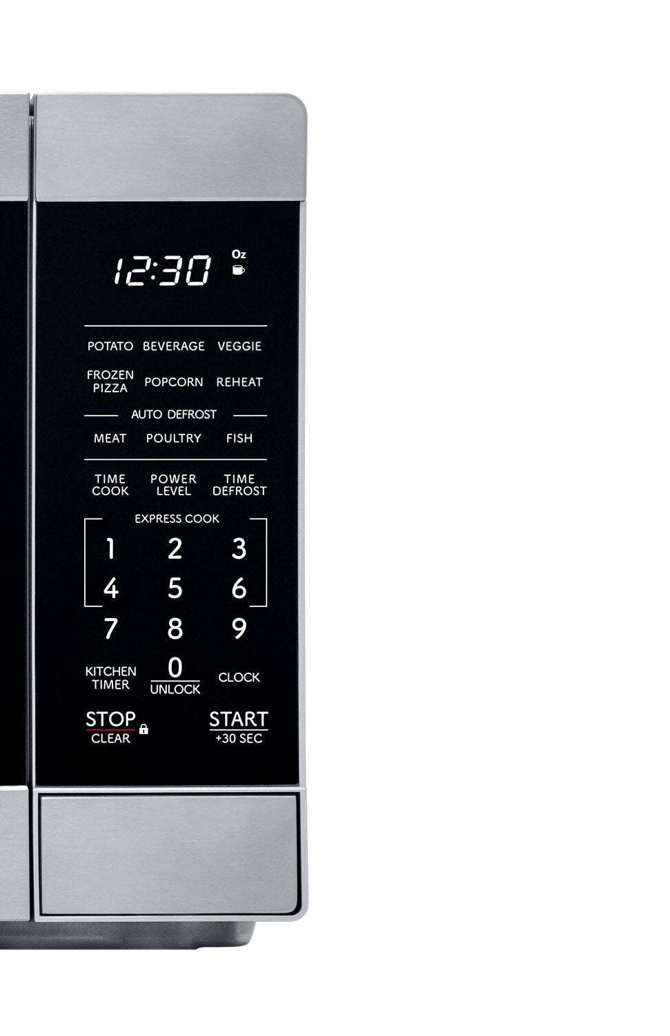 Pointu 0,9 Cu. Fort. Micro-ondes de comptoir Carousel® - Acier inoxydable - SMC0962KSC | Four à micro-ondes de comptoir Sharp de 0,9 pi3 avec plateau tournant CarouselMD - SMC0962KSC | SMC096SC