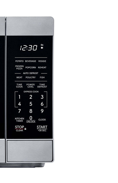 Pointu 0,9 Cu. Fort. Micro-ondes de comptoir Carousel® - Acier inoxydable - SMC0962KSC | Four à micro-ondes de comptoir Sharp de 0,9 pi3 avec plateau tournant CarouselMD - SMC0962KSC | SMC096SC